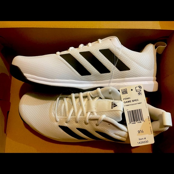 adidas | Shoes | Adidas Mens Game Spec Athletic Tennis Shoes Fx365 White  Size 95 New | Poshmark